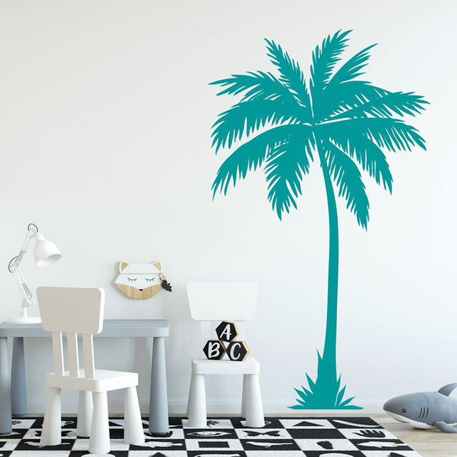 Wall Decals Palm Tree Stickers, Large Tree Wall Sticker